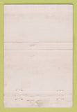Matchbook Cover - Westinghouse Electric Corp 40 Strike