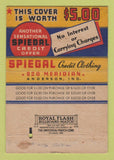 Matchbook Cover - Spiegal Clothes Anderson IN WEAR 40 Strike