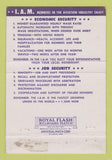 Matchbook Cover - International Association Machinists Union 40 Strike