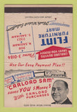 Matchbook Cover - Flint Furniture Mart MI 40 Strike