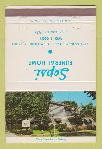 Matchbook Cover - Sepsi Funeral Home Cleveland OH 40 Strike