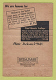 Matchbook Cover - Brookside Restaurant Hartford CT 40 Strike
