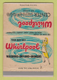 Matchbook Cover Whirlpool Appliances Center Jewelry New York City WEAR 40 Strike