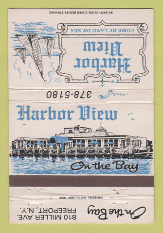 Matchbook Cover - Harbor View Freeport NY Restaurant 40 Strike