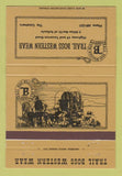 Matchbook Cover - Trail Boss Western Wear Clothes Eufaula OK 40 Strike