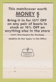 Matchbook Cover - Trail Boss Western Wear Clothes Eufaula OK 40 Strike