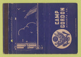 Matchbook Cover - Camp Gordon US Army Augusta GA postcard 40 Strike