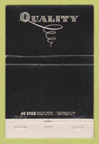 Matchbook Cover - Hathaway Shirts Clothes WEAR 40 Stick