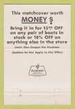 Matchbook Cover - Trail Boss Western Wear Clothes Eufaula OK 40 Strike