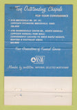Matchbook Cover - Nosek Sons Funeral Homes Brecksville OH  40 Strike