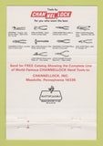 Matchbook Cover - Channel Lock Tools Lufkin TX 40 Strike