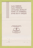 Matchbook Cover - Armurerie Du 50 Naire Brussels Belgium 40 Strike