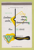 Matchbook Cover - Shaughnessy Kniep Hawe Paper St Louis MO 40 Strike