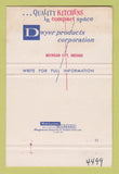Matchbook Cover Dwyer Kitchens Dale Sales Los Angeles San Francisco CA 40 Strike
