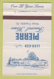 Matchbook Cover - Pierre Funeral Home  40 Strike