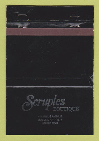 Matchbook Cover - Scruples Boutique Roslyn NY WORN 40 Strike