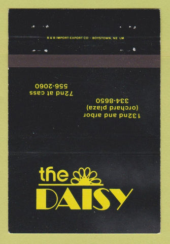Matchbook Cover - The Daisy Clothes 40 Strike