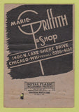 Matchbook Cover - Marie Griffith Clothes? Chicago IL 40 Strike
