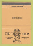 Matchbook Cover - Halpern Shop Chicago IL Clothes Men's 40 Strike