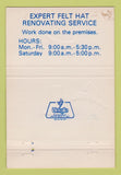 Matchbook Cover - Gary's Hat House Boots Houston TX Justin Nocona 40 Strike