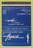 Matchbook Cover - Agace Rio De Janeiro Clothes? Girlie WORN 40 Strike