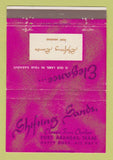 Matchbook Cover - Shifty Sands Clothes Port Aransas TX 40 Strike
