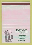 Matchbook Cover - Evelyne Women's Clothes Mouy 40 Strike