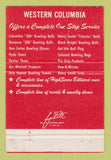 Matchbook Cover - Western Columbia Industries Bowling Ball 40 Strike