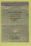 Matchbook Cover - Lubik Cadillac Atlantic City NJ 40 Strike