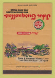 Matchbook Cover - Tusquellas Meats Town Market Los Angeles CA WEAR 40 Strike
