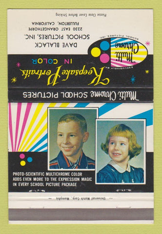 Matchbook Cover - Keepsake Portraits Photography Fullerton CA Blalack 40 Strike