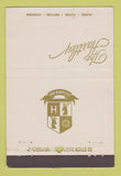 Matchbook Cover - The Hartley Hotel Mount Vernon NY WEAR 40 Stick