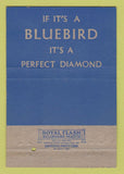 Matchbook Cover - Bluebird Diamond Rings Boyd Jewelry Lincoln NE 40 Strike
