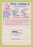 Matchbook Cover Spritzer & Fuhrmann Jewelry Netherlands Antilles WEAR 40 Strike