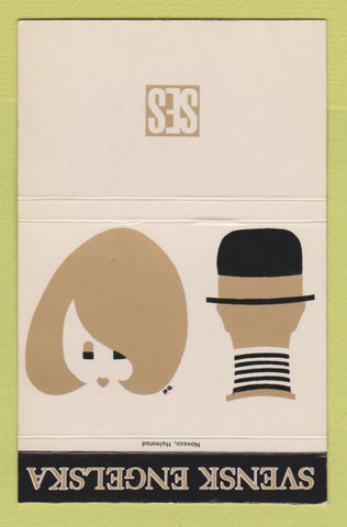Matchbook Cover - Svensk Engelska Clothes 40 Strike