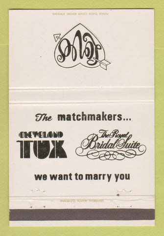 Matchbook Cover - Cleveland Tuxedo Bridal OH 40 Strike