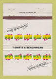 Matchbook Cover - Bambu Tropical Clothes Mexico Vallarta Cancun WORN 40 Strike