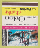 Matchbook Cover - Pulls Skiing Clothes? France Annecy Seynod 40 Strike