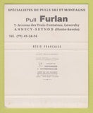 Matchbook Cover - Pulls Skiing Clothes? France Annecy Seynod 40 Strike