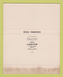 Matchbook Cover - Saint Laurent Toulouse  France SAMPLE WEAR 40 Strike