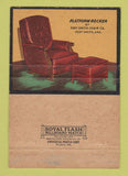 Matchbook Cover - Fort Smith Chair Furniture AR 40 Strike