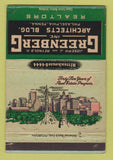 Matchbook Cover - Greenberg Real Estate Philadelphia PA WORN 40 Strike