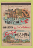 Matchbook Cover - OK Oklahoma Tourism WEAR 40 Strike