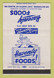 Matchbook Cover - Havenly Foods Restaurant San Jose CA 40 Strike