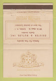 Matchbook Cover - Hamilton Watches Deister Jewelry Elmira NY WEAR 40 Strike