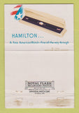 Matchbook Cover - Hamilton Watches Deister Jewelry Elmira NY WEAR 40 Strike