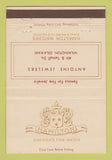 Matchbook Cover - Hamilton Watches Antoine Jewelry Wilmington DE 40 Strike