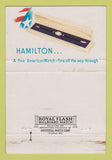 Matchbook Cover - Hamilton Watches Antoine Jewelry Wilmington DE 40 Strike
