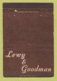 Matchbook Cover - Lewy and Goodman Jewelry Chicago IL 40 Strike