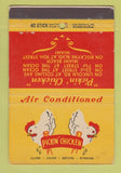 Matchbook Cover - Pickin' Chicken Miami FL WEAR 40 Stick